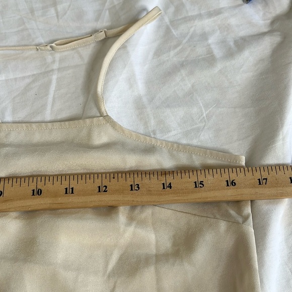 Frame Denim Open Knit Tank Dress Off White Multi Women's Small Coastal Beachy - Picture 16 of 16